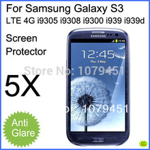 5pcs Andriod Phone sung Galaxy S3 LTE 4G i9305 i939 i939d i9308 i9300 screen protector,matte anti-glare LCD protective film