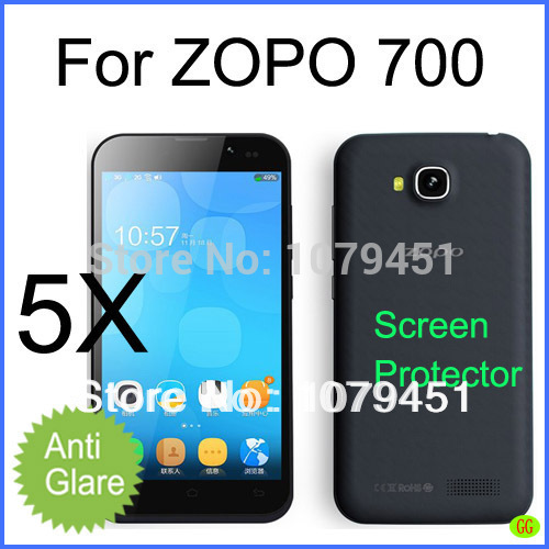 5pcs matte anti glare Film Free Shipping Zopo 700 ZP700 Screen Protector original phone Zopo 700
