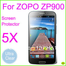 5pcs Free Shipping Android Mobile Phone ZOPO 900 Screen Protector Ultra Clear LCD Protective Film For