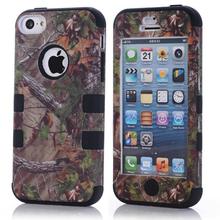 Fashion Branch Design 3 in 1 Combo Case Cover for iPhone 5C Mobile Phone Accessories Free