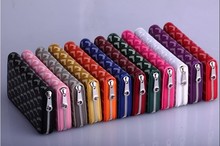 Fashion wallet women wallet with leather women purse clutch wallet trendy style free shipping
