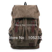 2015 Casual soft Big size canvas women backpack Fashion Europe unisex backpacks Vintage Daily men backpack