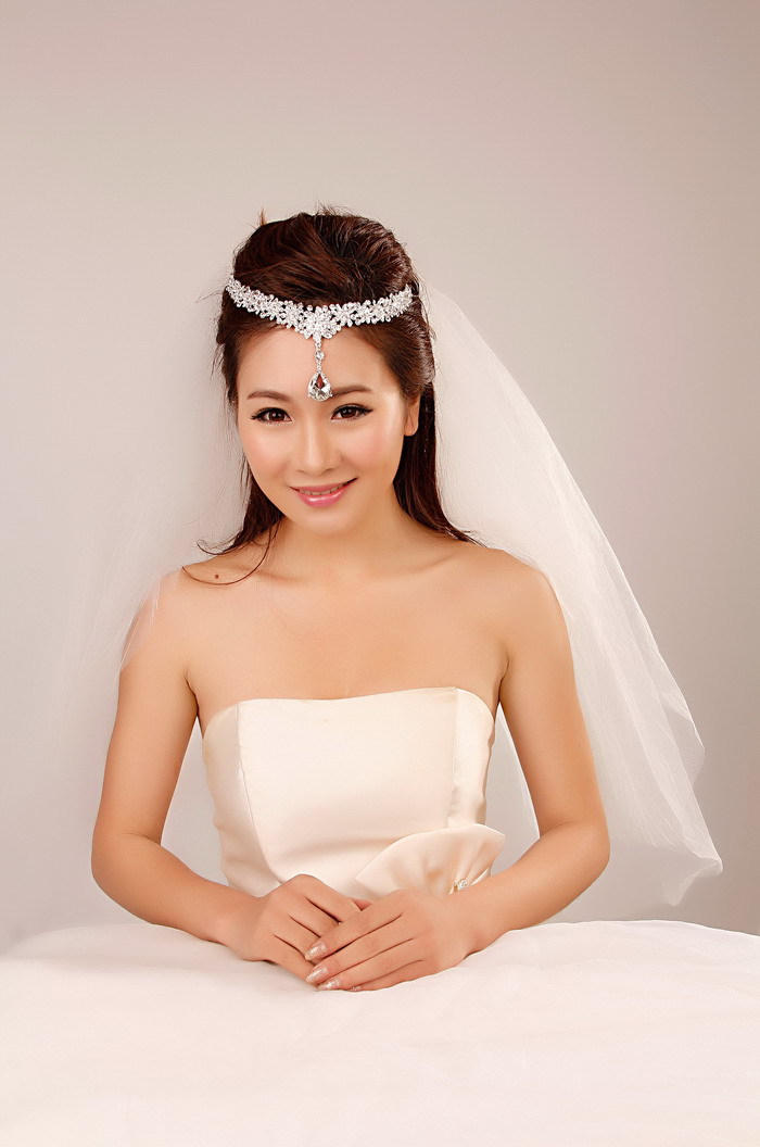 Free shipping Bride crystal alloy hair accessory the bride hair accessory marriage wedding accessories female