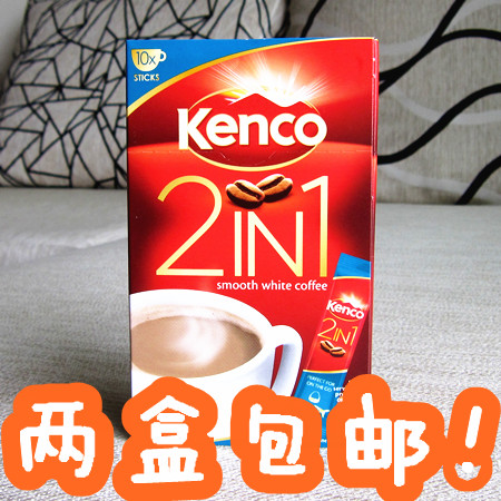 2 box kenco 2 1 2in1 leugth white coffee stick instant coffee
