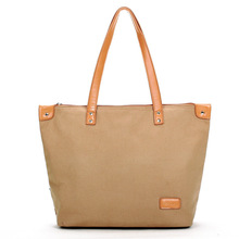 Retro canvas bag handbag canvas shoulder bags for women black blue gray khaki canvas tote bag