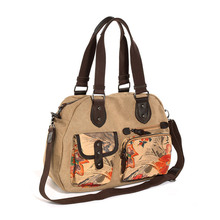 NEW retro canvas tote bags for women handbag best women shoulder bag free shipping