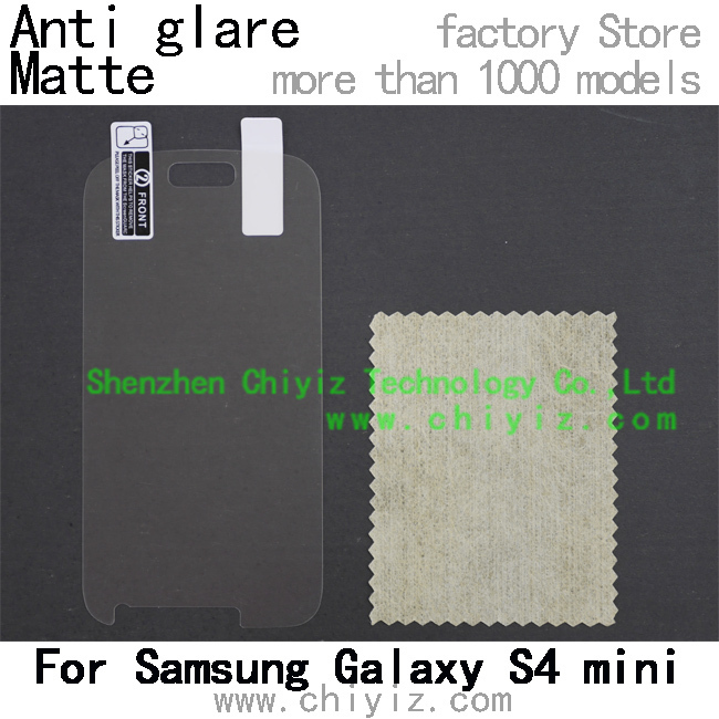 matte anti glare screen protector protective film for Samsung Galaxy S4 mini I9190 I9192 I9195 I9197