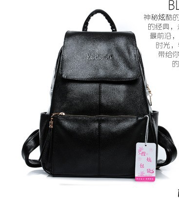European fashion Pu leather backpack Elegant noble classic printing backpack Big size High quality causal sexy