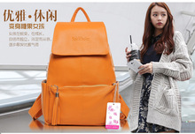 European fashion Pu leather backpack Elegant noble classic printing backpack Big size High quality causal sexy