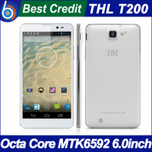 Freeshipping original THL T200 smartphone MTK6592 Octa Core 1 7GHz 6 0 FHD Gorilla III screen