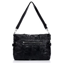Bags Limited 2015 Korean Version of The New Spring And Summer Stitching Sheepskin Leather Large Handbag