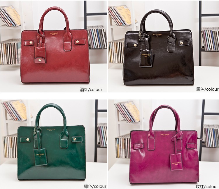 2014 fashion women handbags casual ladies star style genuine leather handbag women s portable bag platinum