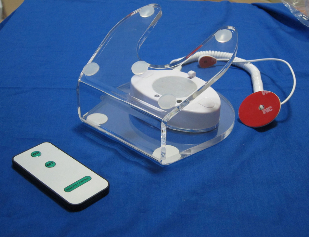 Acrylic Security display holder for IPad with Charge And Alarm 