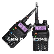 2-PCS 2014 New Black BAOFENG UV-5R VHF/UHF 136-174/400-520MHz Two Way Radio with free earpiece+free shipping