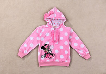 Girl s sweater baby childrens clothing sport baby hooded childrens girl s top shirts Hooded Sweater
