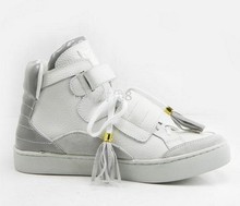 Hot sale Loves shoes high top Casual shoes real leather kanye west tassel Velcro platform sneakers