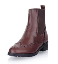 Women’s shoes empty thread pointed toe boots vintage fashion boots martin boots