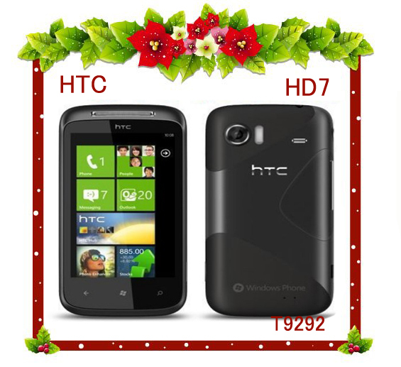 Original HTC HD7 T9292 Windows Phone 7 smartphone 3G GPS WIFI 5MP 4 3 TouchScreen Refurbished