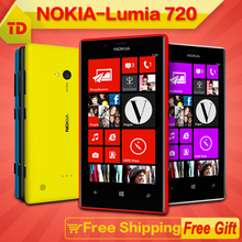 Nokia Lumia 720  Unlocked Original Windows Phone 8 Dual-core 1.0 GHz Camera 6.7MP ROM 8GB 4.3″ IPS Capacitive 3G Mobile Phone