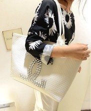new arrival Braided diamond 2014 women high quality handbag Fashion ladies tote medium female shoulder bag