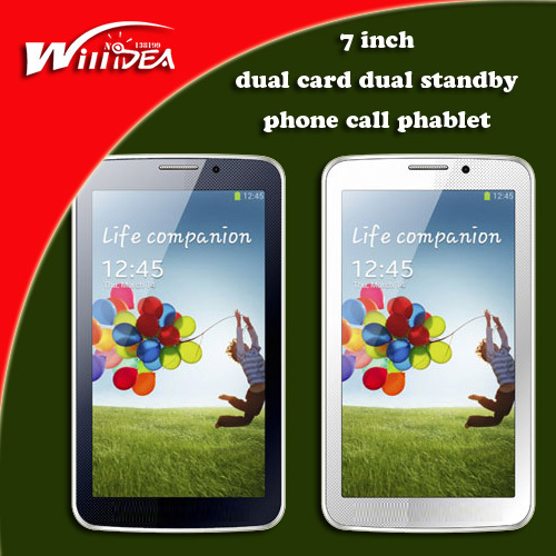 Free shipping NEW Galaxy Phablet 7 Inch Android 4 2 Monster Phone Dual Core MTK6572 3G