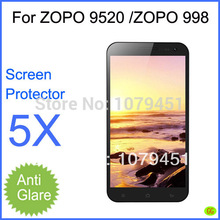 5pcs Free Shipping Smartphone ZOPO 9520 Screen Protector, Matte Anti-Glare LCD Protective Film For ZOPO 998.screen protective