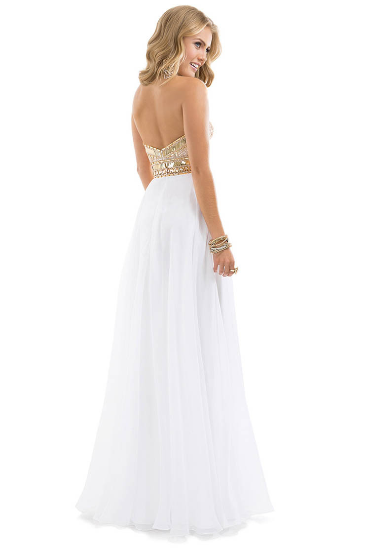 ... prom dresses long white  blue chiffon chic prom dresses under 100