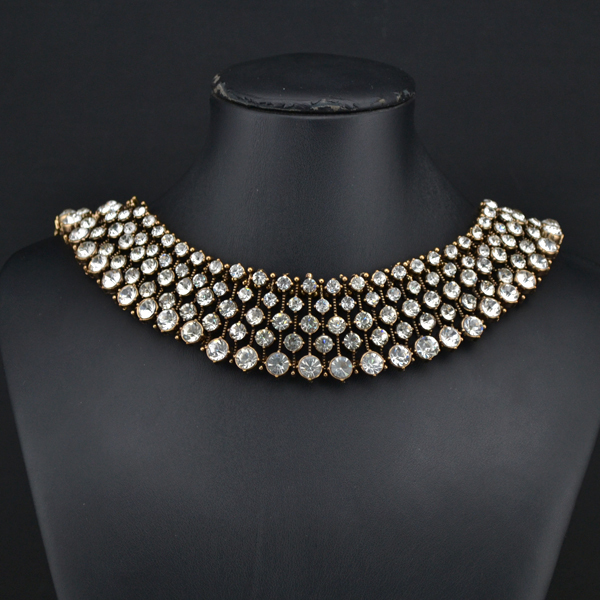 2014 New Kate Middleton necklace necklaces pendants fashion luxury choker design crystal pendant necklace statement jewelry