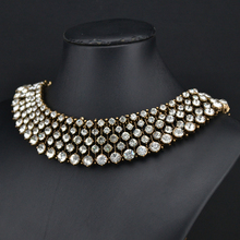 2014 New Kate Middleton necklace necklaces pendants fashion luxury choker design crystal pendant necklace statement jewelry