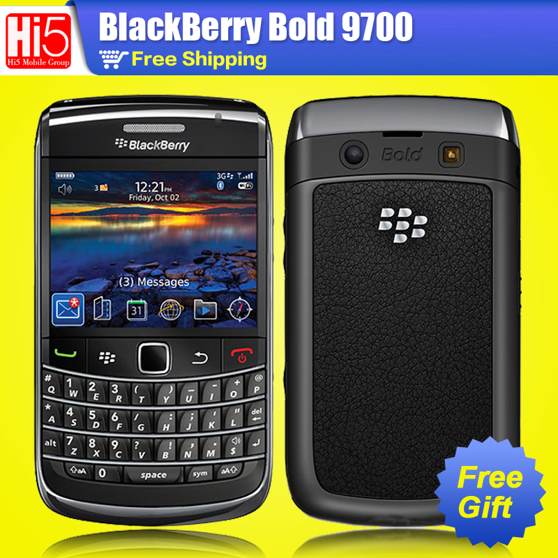 BlackBerry Bold 9700 Unlocked Mobile Phone 3 2MP Camera Quad Band GPS WIFI 3G Smartphone Free