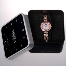 TIME100 Women s Bracelet Watch Reloj Mujer Diamond Pearl Shell Dial Steel Band Ladies Dress Watch