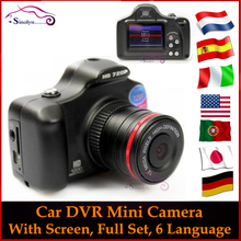 Free Shipping Q8 720P Mini Car DVR Recorder Hidden DV Video Photo Camera Camcorders With Screen