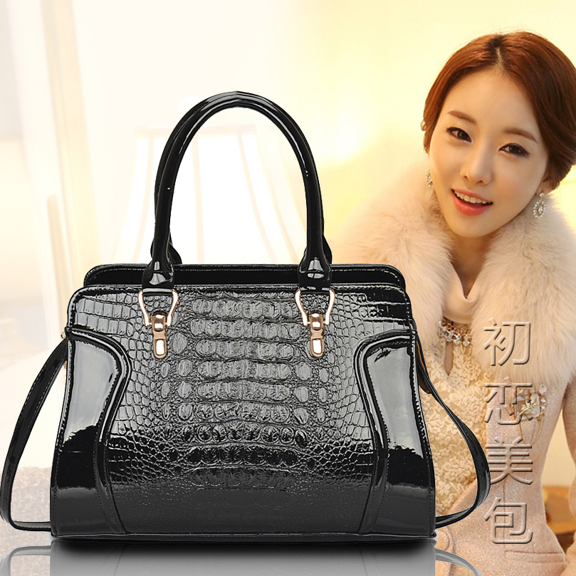 bolsas femininas promotion sale women handbag women s bags hot selling 2014 japanned leather shiny quality
