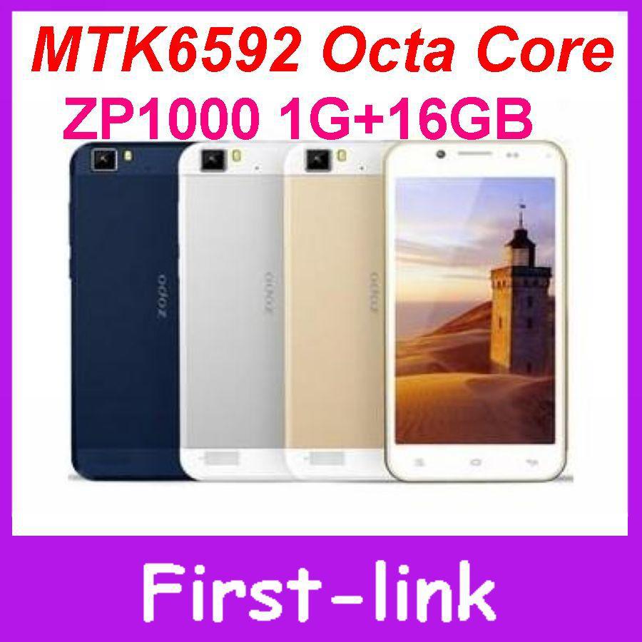 Original Unlocked ZOPO ZP1000 cell phones MTK6592 Octa Core 1GB RAM 16GB ROM 5 0 Inch