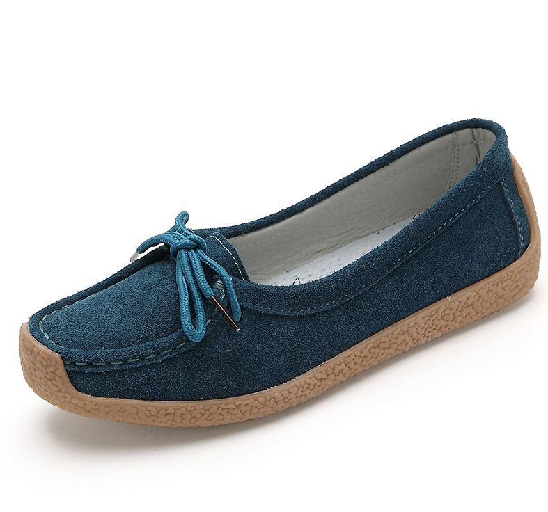 Before 2014 new snail leather shoes single shoes mother with beef tendon fashion footwear