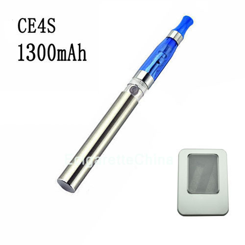 Electronic Cigarette Ego CE4S Clearomizer Atomizer 1300mAh Single EGO T E cigarette Starter Kit with Metal