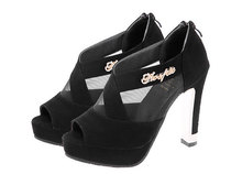 2014 new fashion famous Embroidery real leather lady’s brand High-heeled shoes pumps S20