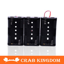 2 AA battery box with no lid and no switch toys accessories model parts Technology 10pcs