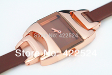 New Model Fashion Lady Women Watch Dress Watch Leather Clock Stainless Steel Chain Female Hours Bracelet