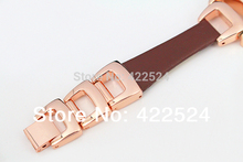 New Model Fashion Lady Women Watch Dress Watch Leather Clock Stainless Steel Chain Female Hours Bracelet