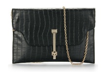 2014 Street Fashion Crocodile Pattern Female Shoulder Bag Messenger Bag Day Clutch Sac Bolso Tasche