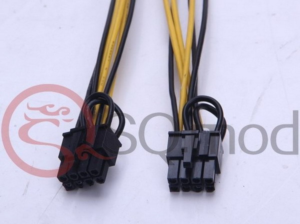 Купить 20шт/много графическая карта 8pin к двойной 8pin кабель питания ...