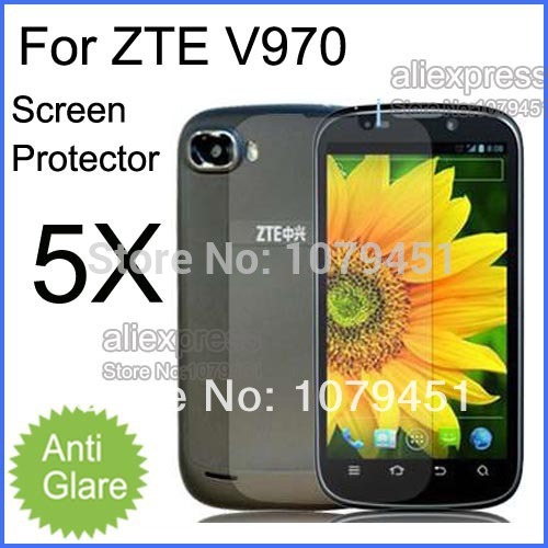 5pcs Free Shipping ZTE V970 Screen Protective film Matte Anti glare Mobile Phone ZTE V970 Screen