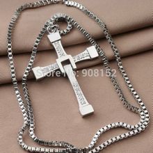  Fast and Furious Fashion 316L Stainless Steel Cross Necklace with Shining Zircon Toretto s beloved