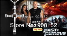  Fast and Furious Fashion 316L Stainless Steel Cross Necklace with Shining Zircon Toretto s beloved