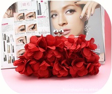 New Women s Evening Bag Fashion Petal Cutch Wedding Party Bridal Handbags Chain Shoulder Messenger Bag