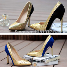 Neon Yellow Pumps.Royal Blue Pump.Pointed Toe High Heels.Open Toe Heels.Woman Red Bottom High Heel.PU Stileto Neon Nude Pumps