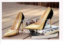 Neon Yellow Pumps Royal Blue Pump Pointed Toe High Heels Open Toe Heels Woman Red Bottom