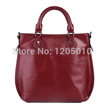 Fashion genuine leather handbag fashion women s 2014 ol star one shoulder cross body casual female