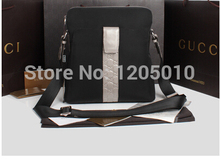2014 man bag casual canvas man bag fashion genuine leather one shoulder cross body women s